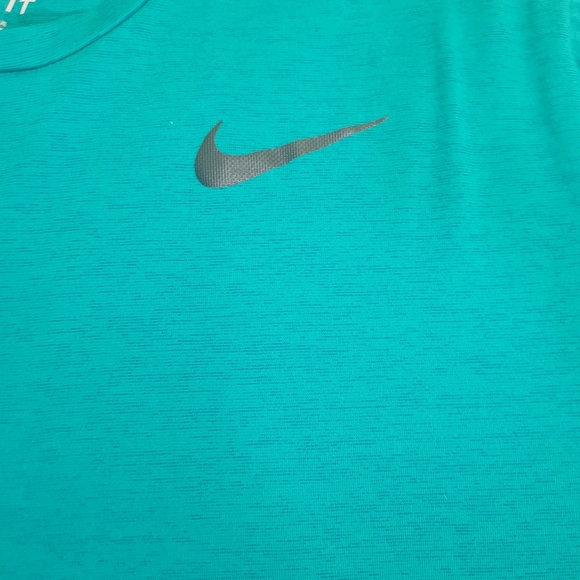 Nike Men's Dri Fit XL Short Sleeve Tee Teal - Picture 7 of 11
